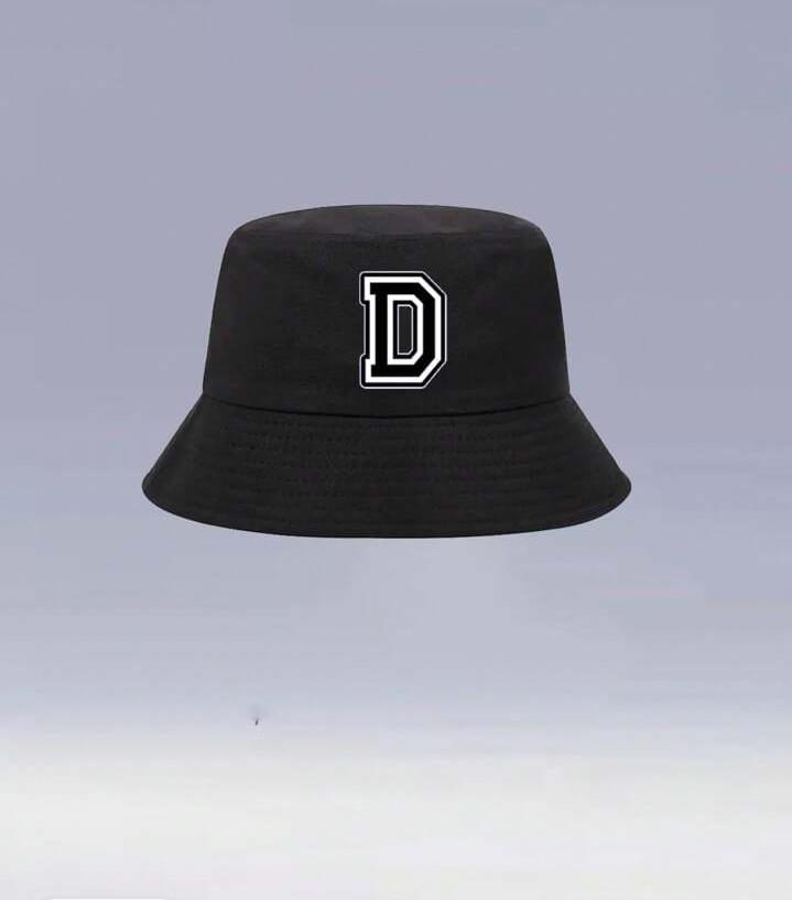 1 pieza Sombrero de cubo personalizado de 26 letras para niños unisex, sombrero de protección solar para exterior de moda, adecuado para combinar con atuendos diarios de primavera/verano, excelente para regalo de cumpleaños u ocasiones festivas