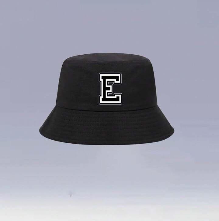 1 pieza Sombrero de cubo personalizado de 26 letras para niños unisex, sombrero de protección solar para exterior de moda, adecuado para combinar con atuendos diarios de primavera/verano, excelente para regalo de cumpleaños u ocasiones festivas