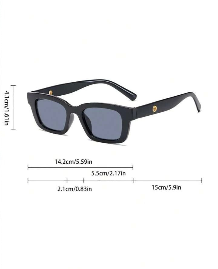 1 paquete Nuevas gafas de moda polarizadas de silicona para niños, gafas cuadradas de moda para niños y niñas, accesorios de moda casuales adecuados para regalos de viaje, fiestas, actividades al aire libre y gafas comunes