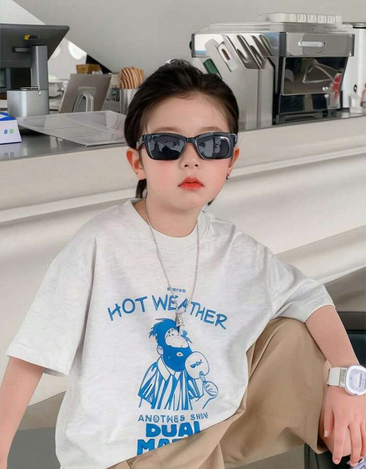 1 paquete Nuevas gafas de moda polarizadas de silicona para niños, gafas cuadradas de moda para niños y niñas, accesorios de moda casuales adecuados para regalos de viaje, fiestas, actividades al aire libre y gafas comunes