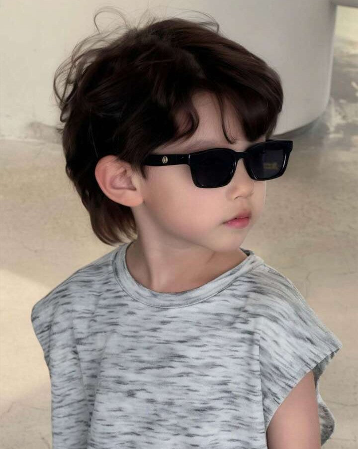 1 paquete Nuevas gafas de moda polarizadas de silicona para niños, gafas cuadradas de moda para niños y niñas, accesorios de moda casuales adecuados para regalos de viaje, fiestas, actividades al aire libre y gafas comunes