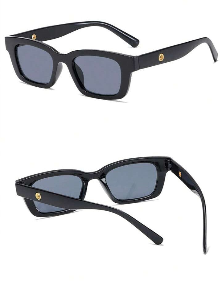 1 paquete Nuevas gafas de moda polarizadas de silicona para niños, gafas cuadradas de moda para niños y niñas, accesorios de moda casuales adecuados para regalos de viaje, fiestas, actividades al aire libre y gafas comunes